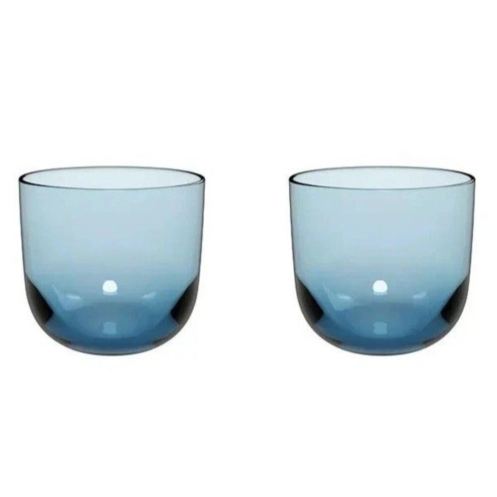 like. by Villeroy & Boch Ice Water Glass, Set of 2 9 x 8cm Blue